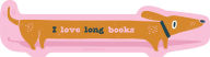 Title: I Love Long Books Sticker, Author: Gibbs Smith Gift