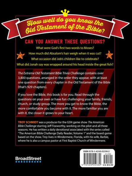 The Extreme Old Testament Bible Trivia Challenge