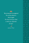 Alternative view 2 of Be Strong and Courageous: Morning & Evening devotional