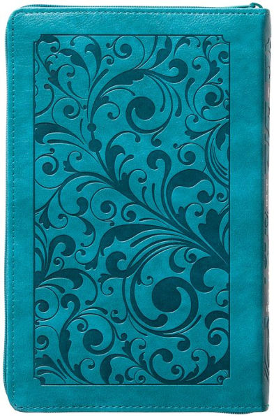 KJV Holy Bible Zip Turquoise
