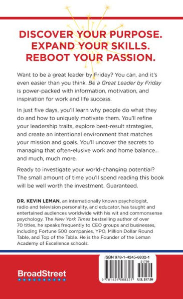 Be a Great Leader by Friday: 5 Winning Plays to Spark Your World-Changing Potential
