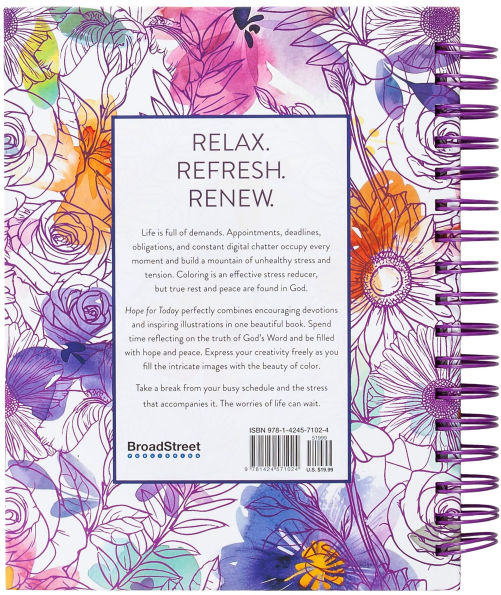 Hope for Today: Devotional Coloring Book