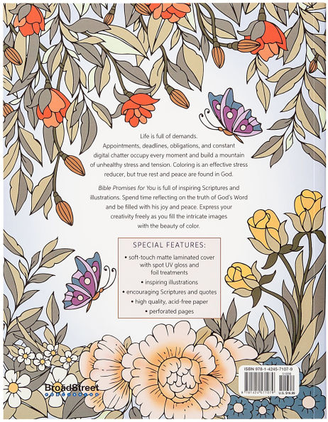 Bible Promises for You: Coloring Book