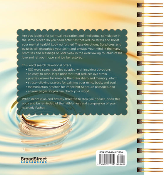 100 Days of Strength for Depression & Anxiety: Bible Word Search Devotional