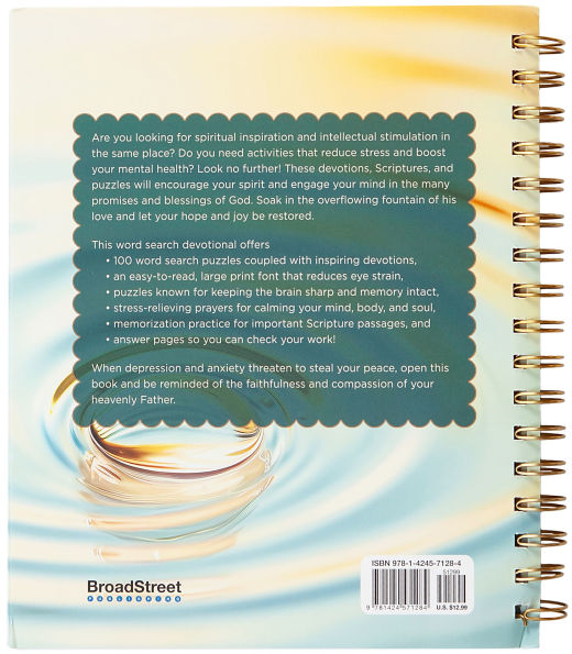 100 Days of Strength for Depression & Anxiety: Bible Word Search Devotional