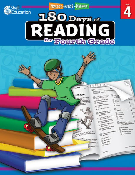 180 Days of Reading for Fourth Grade: Practice, Assess, Diagnose