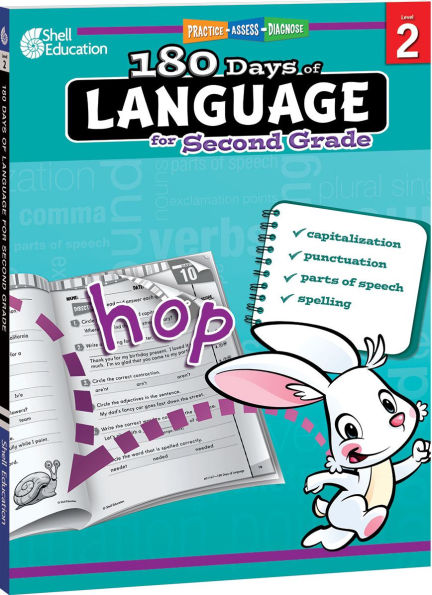 180 DaysT: Language for Second Grade: Practice, Assess, Diagnose