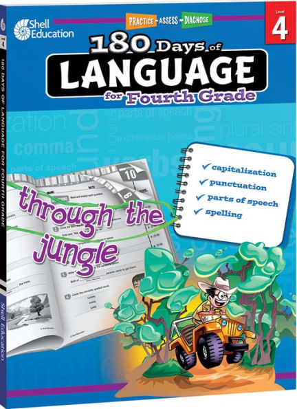 180 Days™: Language for Fourth Grade: Practice, Assess, Diagnose