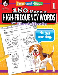 Title: 180 Days of High-Frequency Words for First Grade, Author: Jodene Smith