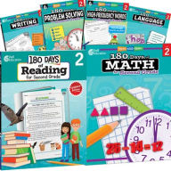 Title: 180 Days of Second Grade Practice, 6-Book Set, Author: Shell Education