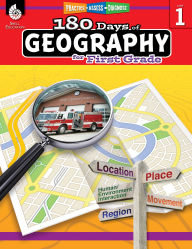 Title: 180 DaysT: Geography for First Grade: Practice, Assess, Diagnose, Author: Rane Anderson