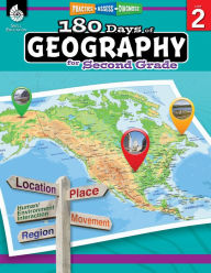 Title: 180 Days of Geography for Second Grade, Author: Melissa Callaghan