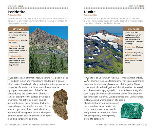 National Geographic Pocket Guide to Rocks and Minerals of North America