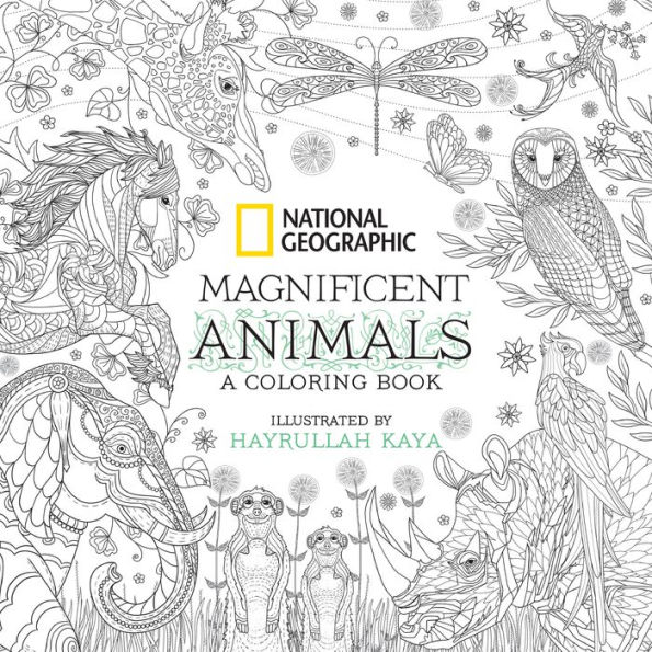 National Geographic Magnificent Animals: A Coloring Book