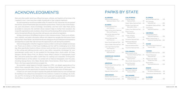 100 Great American Parks