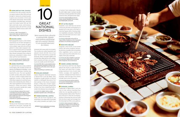 Food Journeys of a Lifetime 2nd Edition: 500 Extraordinary Places to Eat Around the Globe