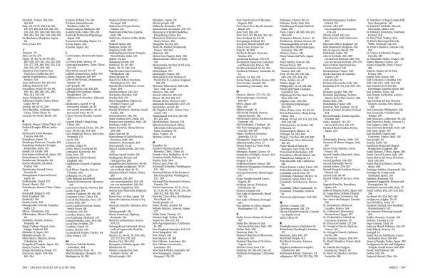 Sacred Places of a Lifetime: 500 of the World's Most Peaceful and Powerful Destinations