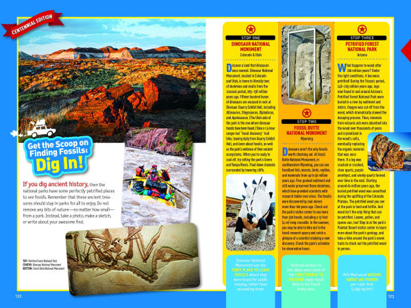 National Geographic Kids Parks Guide USA Centennial Edition: The Most Amazing Sights, Scenes, and Cool Activities from Coast to Coast!