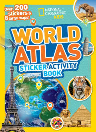 Title: World Atlas Sticker Activity Book, Author: National Geographic Kids