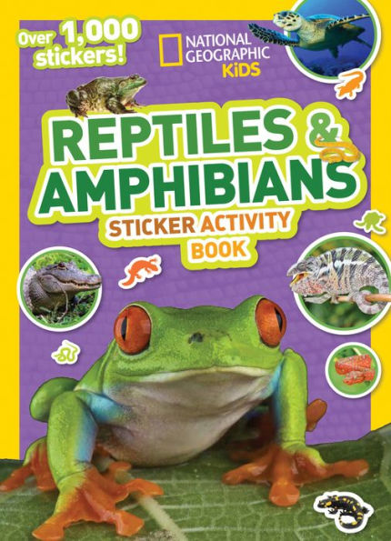 National Geographic Kids Reptiles and Amphibians Sticker Activity Book