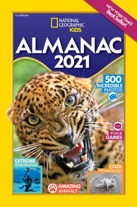 Barnes And Noble Best Sellers 2021 National Geographic Kids Almanac 2021, U.S. Edition by National 