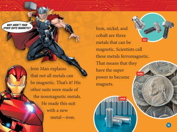 National Geographic Readers: Marvel's Iron Man Goes Magnetic (Level 2)