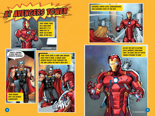 National Geographic Readers: Marvel's Iron Man Goes Magnetic (Level 2)