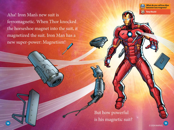 National Geographic Readers: Marvel's Iron Man Goes Magnetic (Level 2)