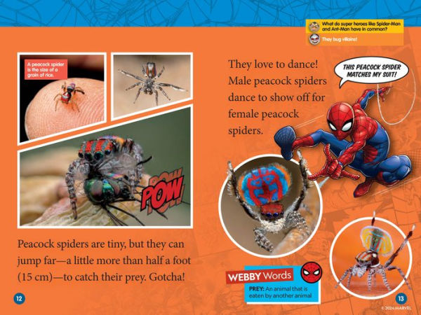 National Geographic Readers: Marvel's Spider-Man Bugs Out! (Level 1)