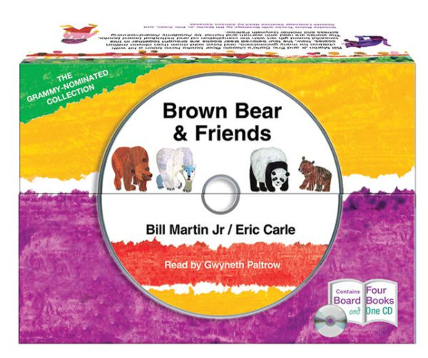 Brown Bear and Friends Board Book and CD set