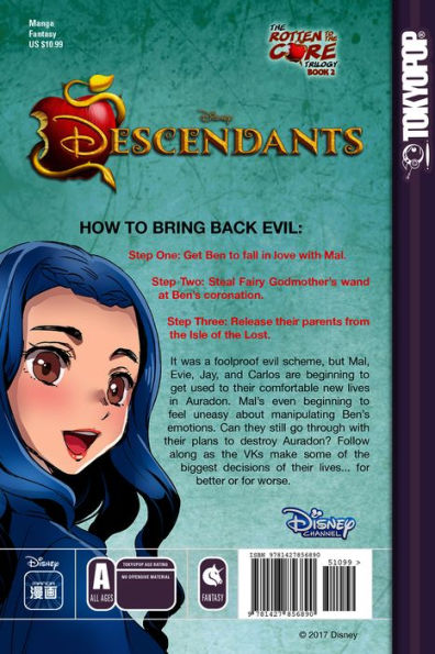 Disney Descendants Rotten To The Core Complete Graphic Novel