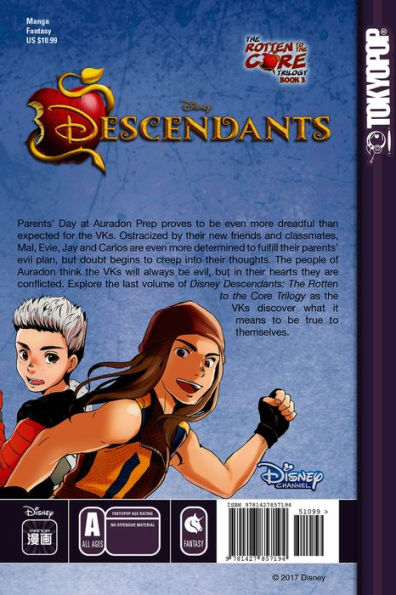 Disney Descendants Rotten To The Core Manga Volume 3