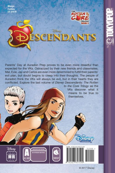 Descendants: Rotten to the Core, Book 3 (Disney Manga)