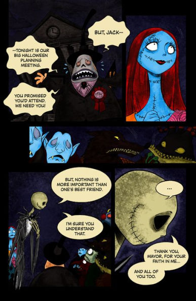 Disney The Nightmare Before Christmas: The Story of the Movie in Comics