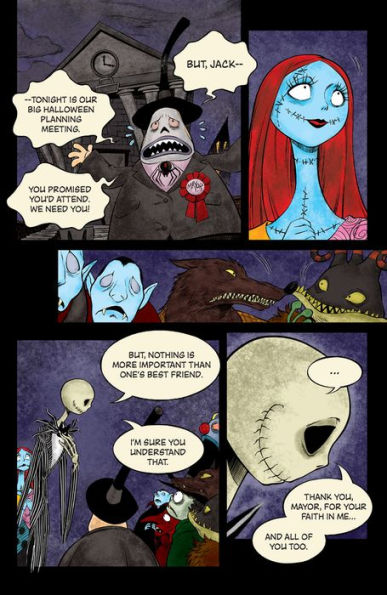 Disney The Nightmare Before Christmas: The Story of the Movie in Comics