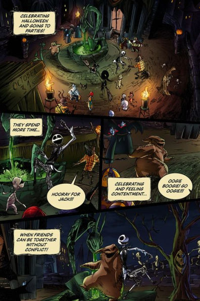 Disney Manga: Tim Burton's The Nightmare Before Christmas - The Battle for  Pumpkin King - by Deborah Allo