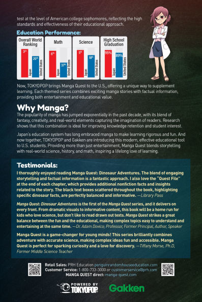 Manga Quest Science: Dinosaur Adventures