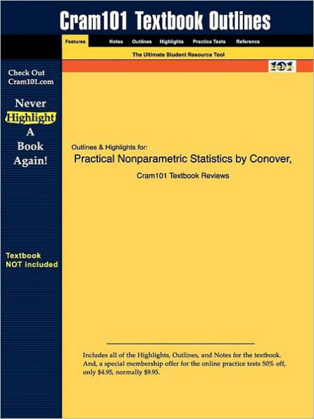 Studyguide for Practical Nonparametric Statistics by Conover, ISBN 9780471160687