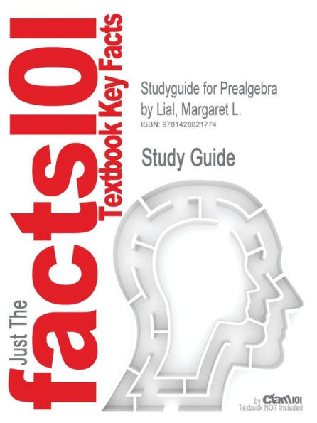 Studyguide for Prealgebra by Lial, Margaret L., ISBN 9780321567925