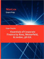 Exam Prep For Essentials Of Corporate Finance By Ross, Westerfield, & Jordan, 5th Ed.