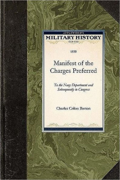 Manifest of the Charges Preferred