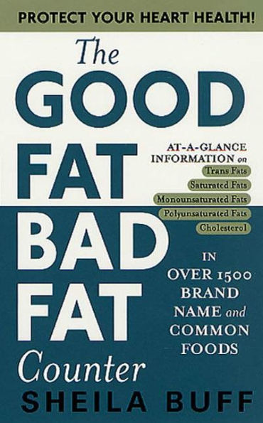 The Good Fat, Bad Fat Counter