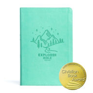 eBook library online: CSB Explorer Bible for Kids, Light Teal Mountains LeatherTouch: Placing God's Word in the Middle of God's World by CSB Bibles by Holman in English
