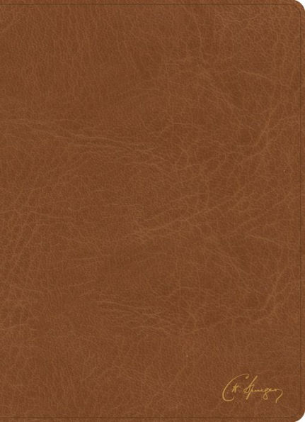 KJV Spurgeon Study Bible, Tan LeatherTouch