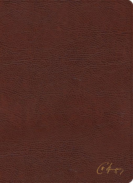 KJV Spurgeon Study Bible, Brown Bonded Leather