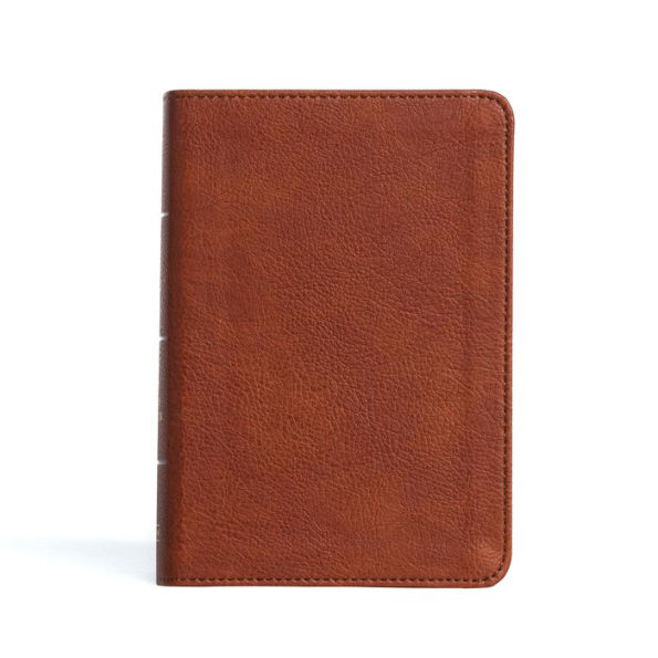 KJV Large Print Compact Reference Bible, Burnt Sienna LeatherTouch