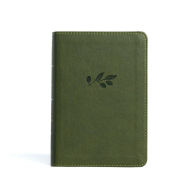 Title: KJV Large Print Compact Reference Bible, Olive LeatherTouch, Author: Holman Bible Publishers