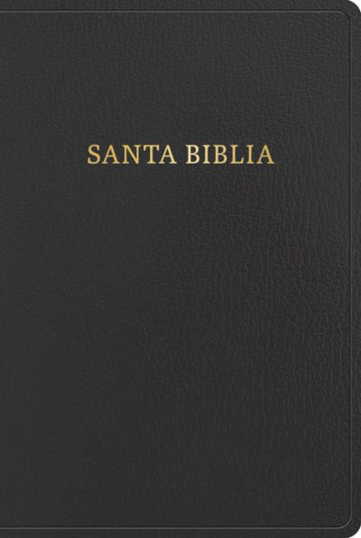 RVR 1960 Biblia letra gigante, negro imitación piel (Edición 2023): Con referencias. Nueva tipografía