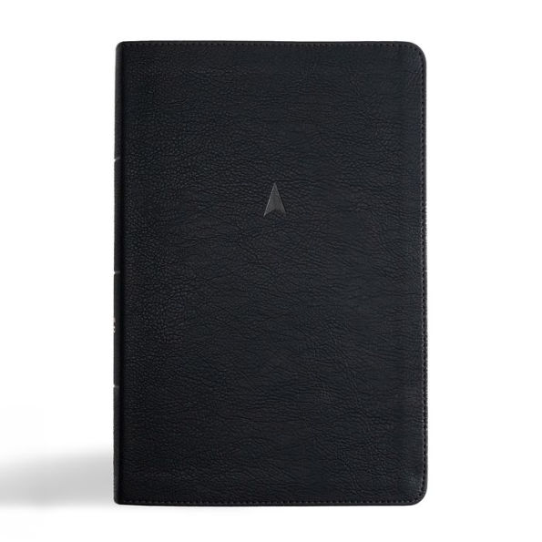 CSB Men's Daily Bible, Black LeatherTouch