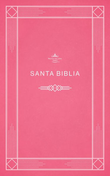 RVR 1960 Biblia económica de evangelismo, rosa tapa rústica